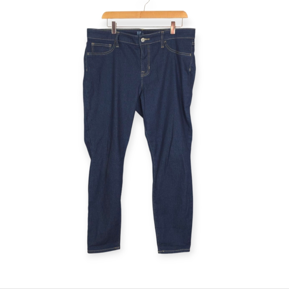 GAP Midrise Favorite Jegging Size 14/32 Ankle Length - Picture 9 of 10
